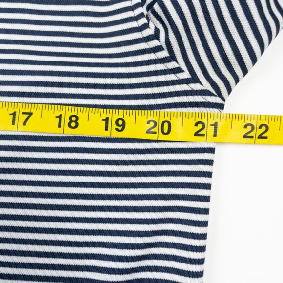 Johnnie-O Houston Astros Polo Shirt Men Medium Striped Prep-Formance Navy Stripe - Picture 12 of 13